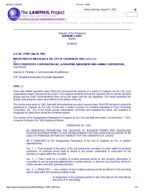 basco v pagcor|G.R. No. 111097 .